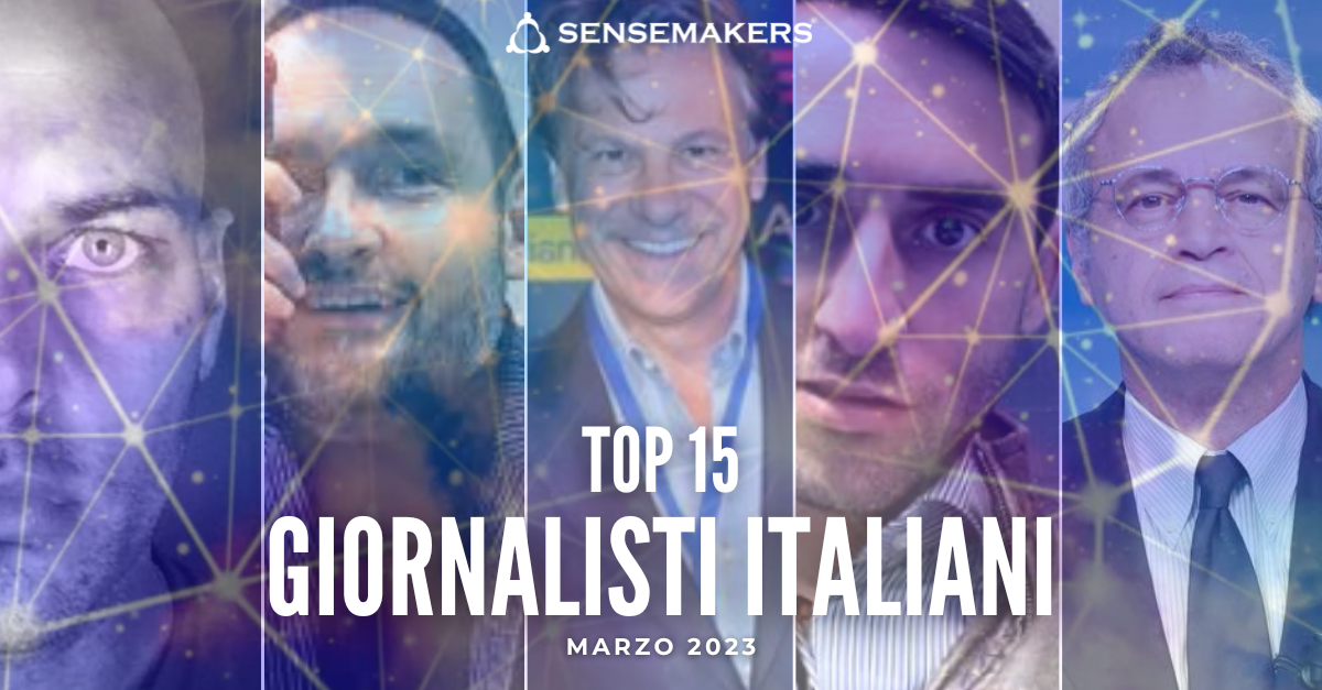 Top 15 giornalisti italiani marzo 2023