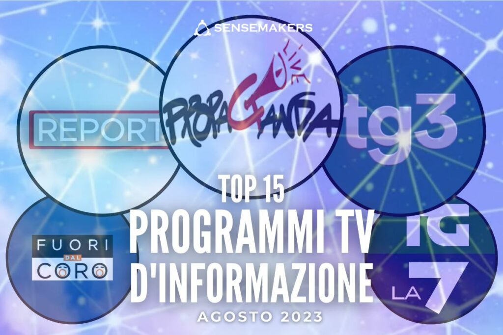 top15 programmi tv d'informazione settembre 2023