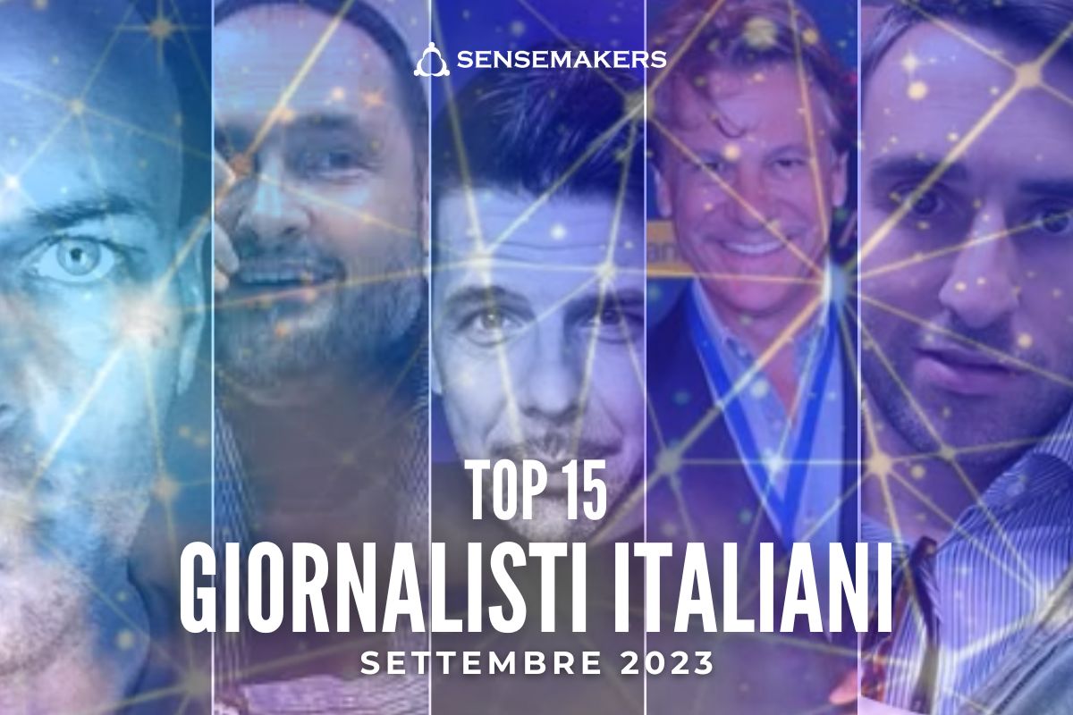 top 15 giornalisti italiani settembre 2023