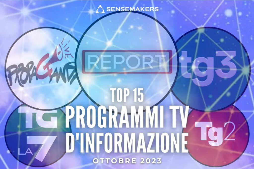 top15 programmi tv d'informazione ottobre 2023