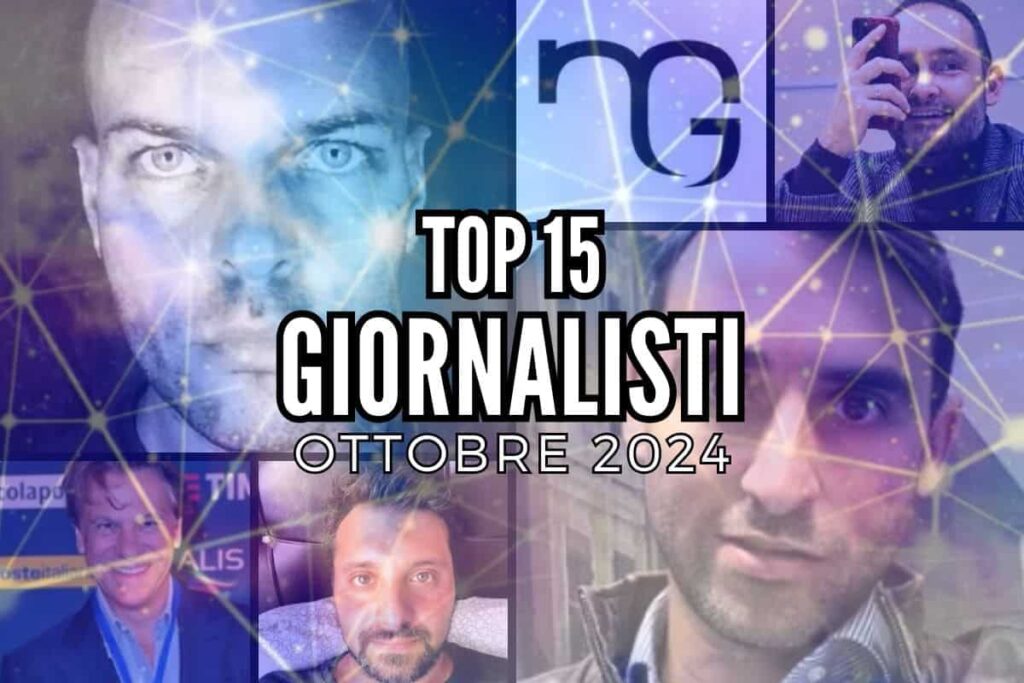 top giornalisti ottobre 2024