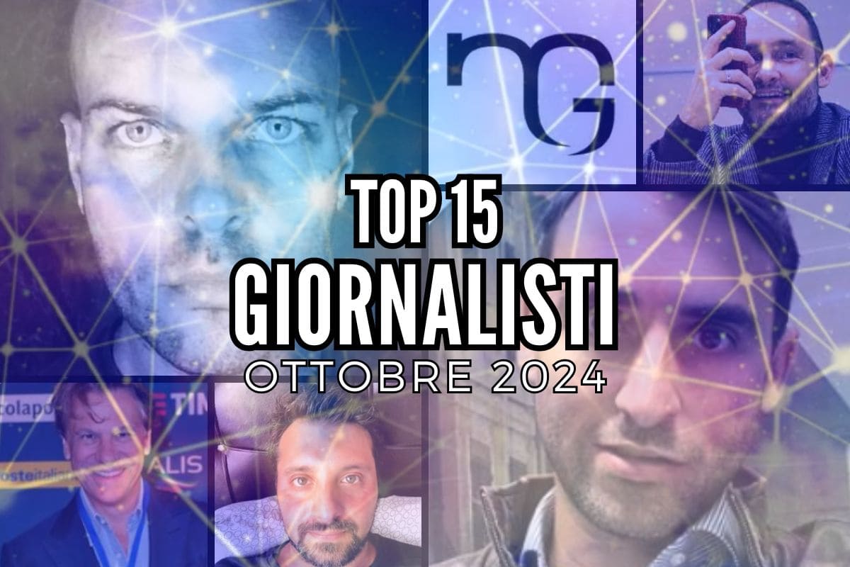 TOP 15 Giornalisti più attivi sui social, Ottobre 2024