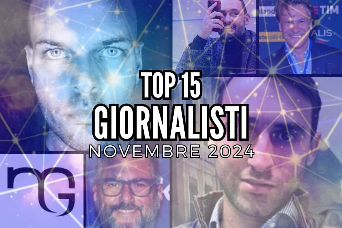 TOP 15 Giornalisti più attivi sui social, Novembre 2024