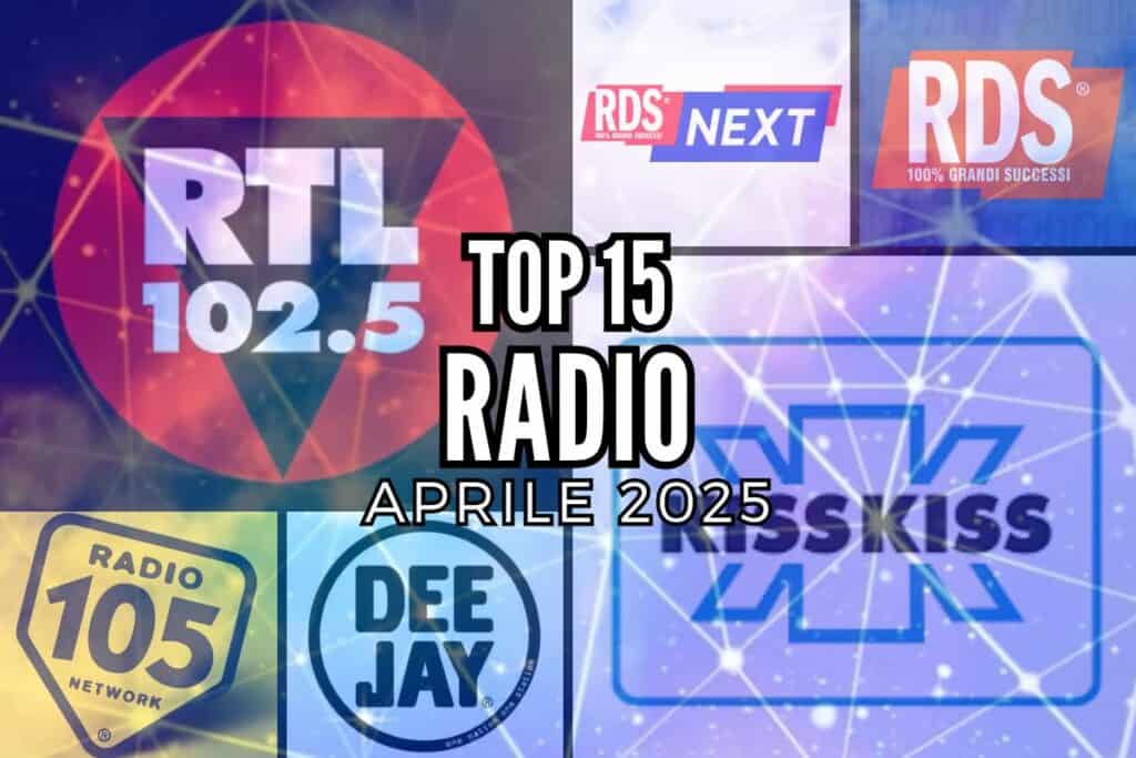 top 15 radio aprile 2025
