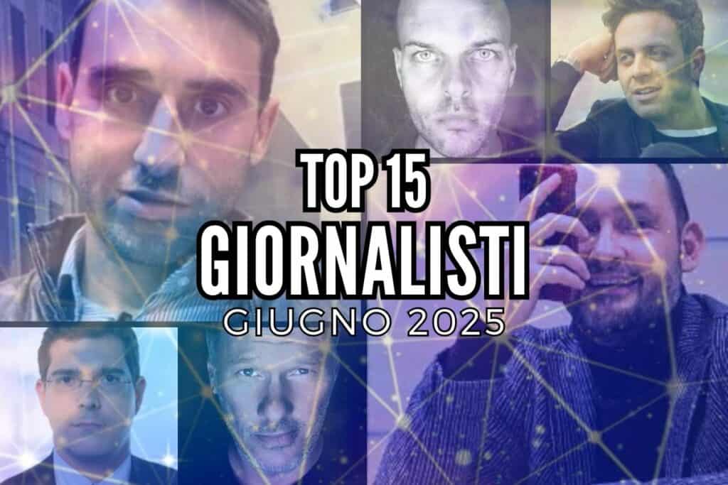 top 15 giornalisti giugno2025