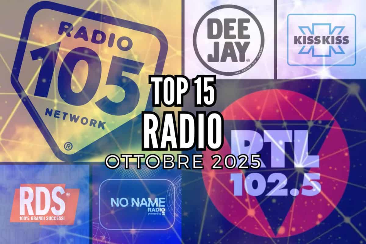 TOP 15 Radio Italiane più attive sui social, Ottobre 2025