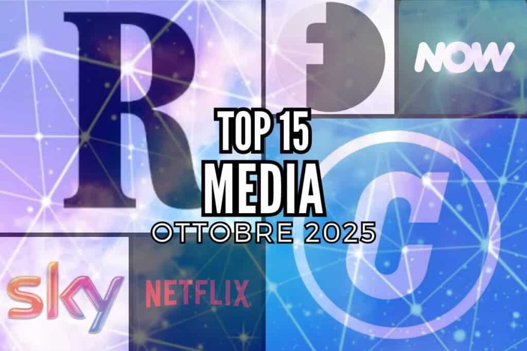 top 15 media ottobre 2025