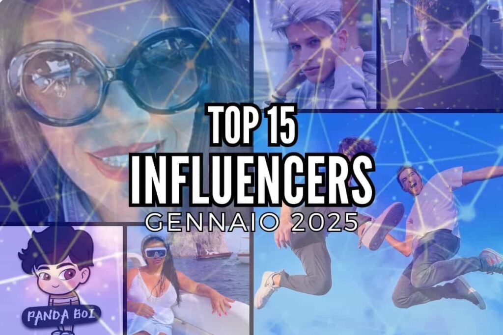 top influencer gennaio 2025
