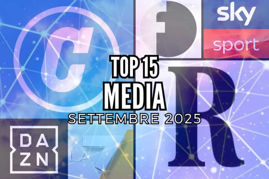 top media settembre 2025
