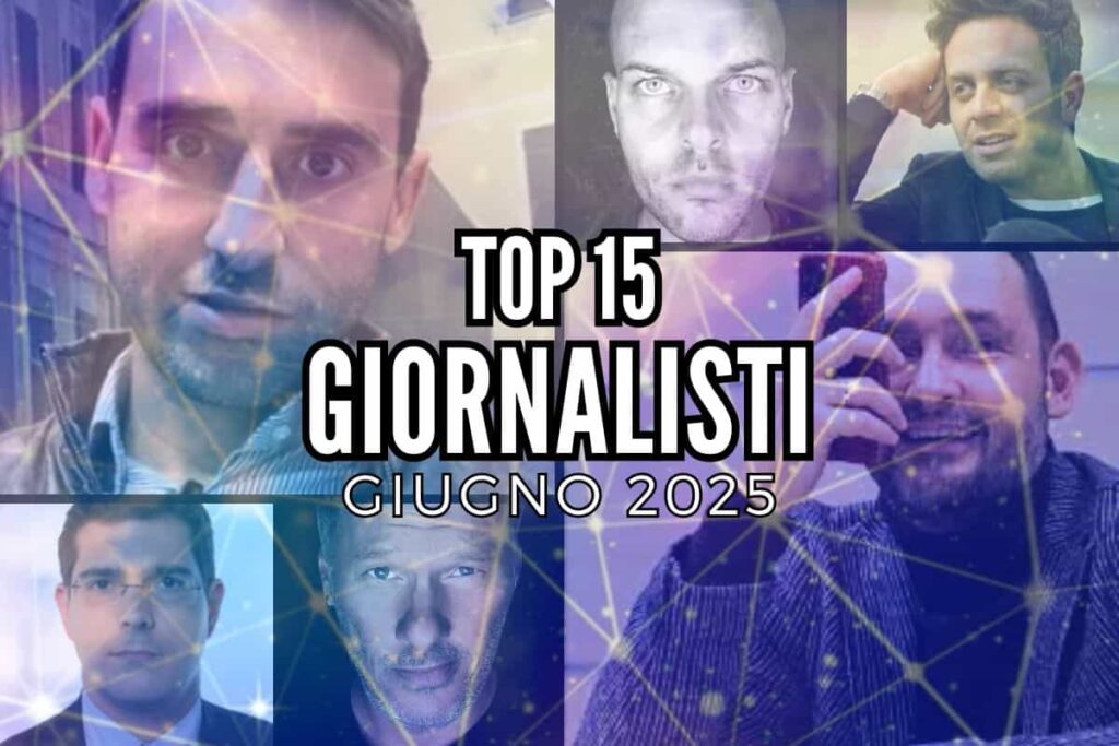 top giornalisti marzo 2025