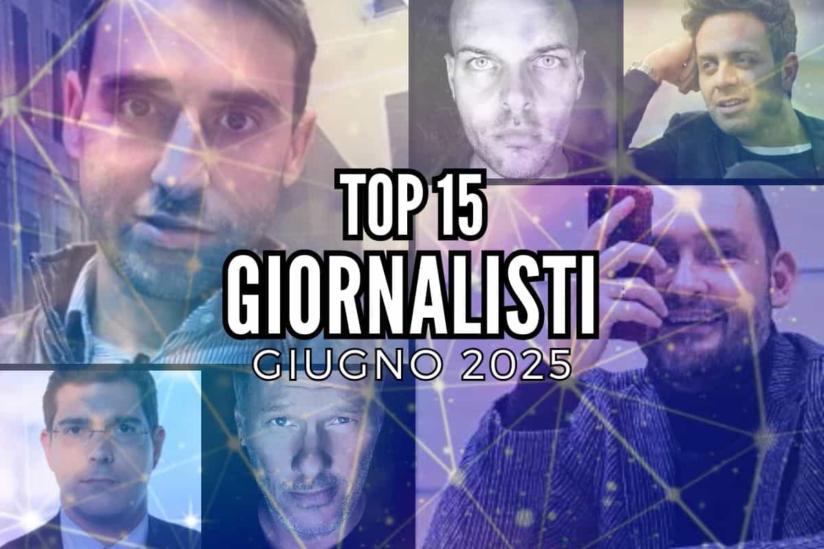 top giornalisti marzo 2025