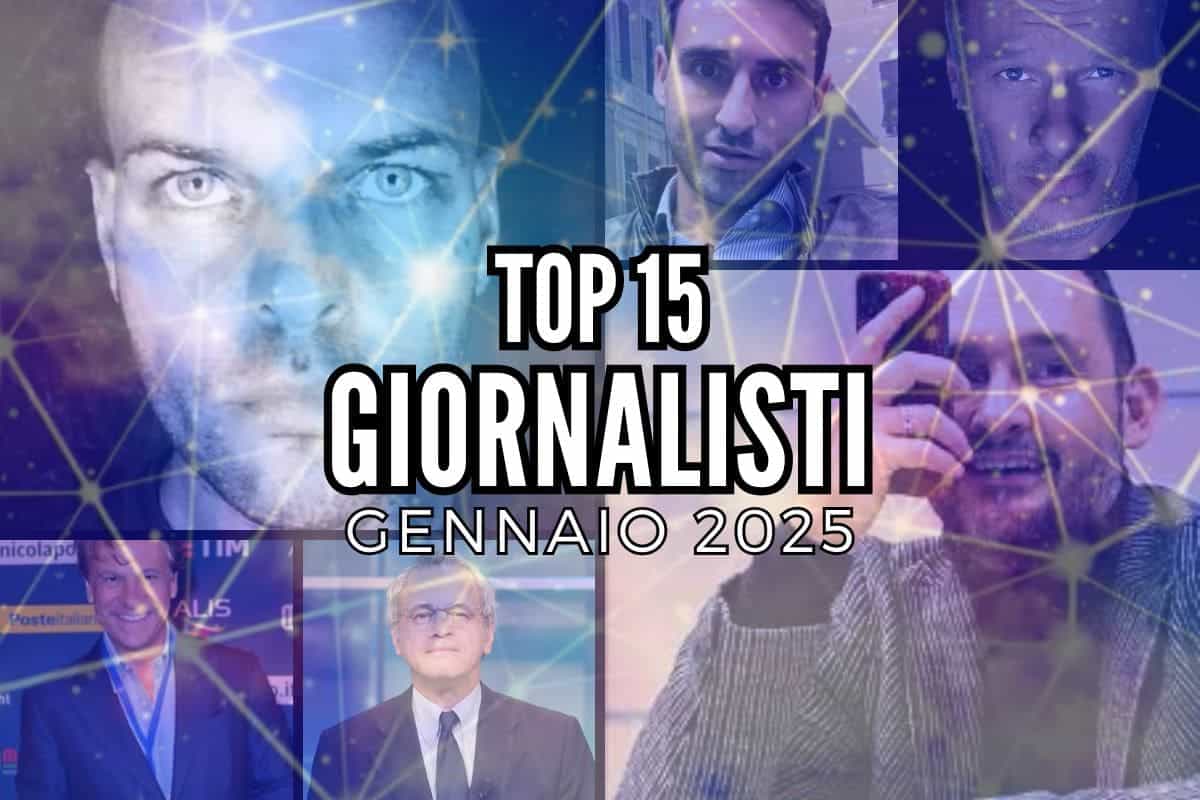 top giornalisti gennaio 2025
