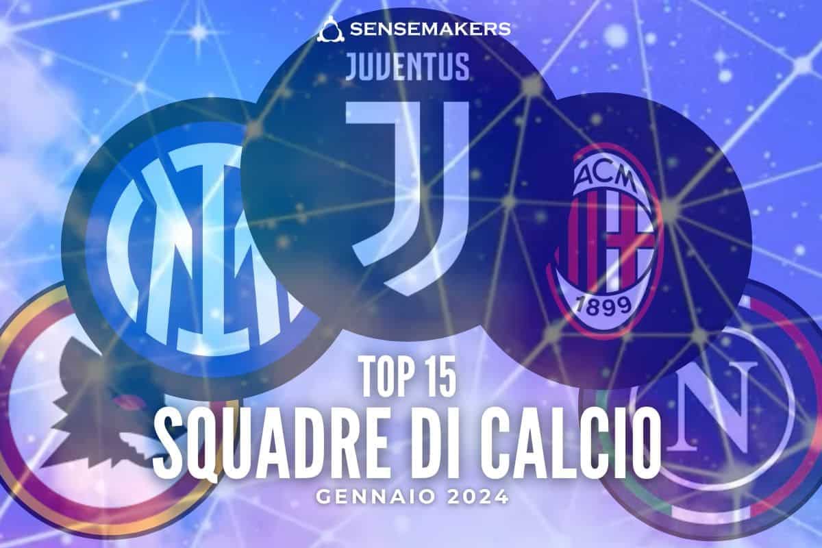 top squadre di calcio gennaio2024