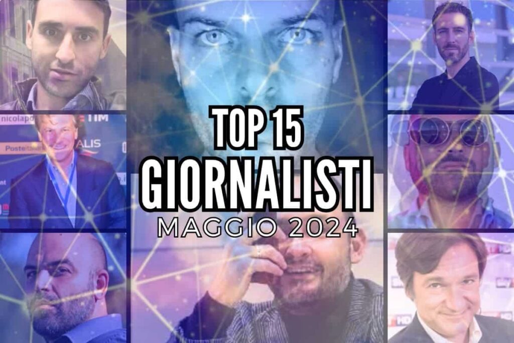 top giornalisti maggio 2024