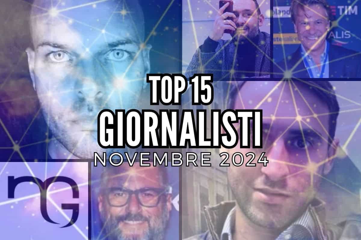 top giornalisti novembre 2024