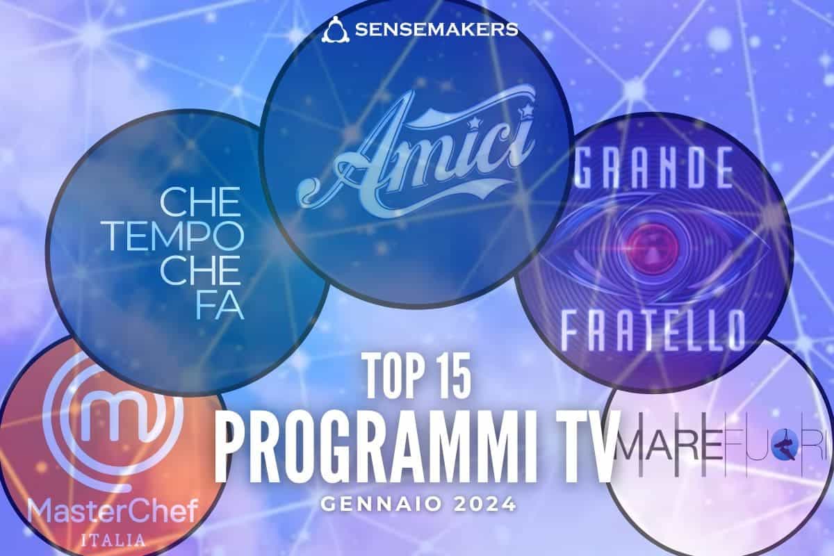 top prg tv gennaio 2024