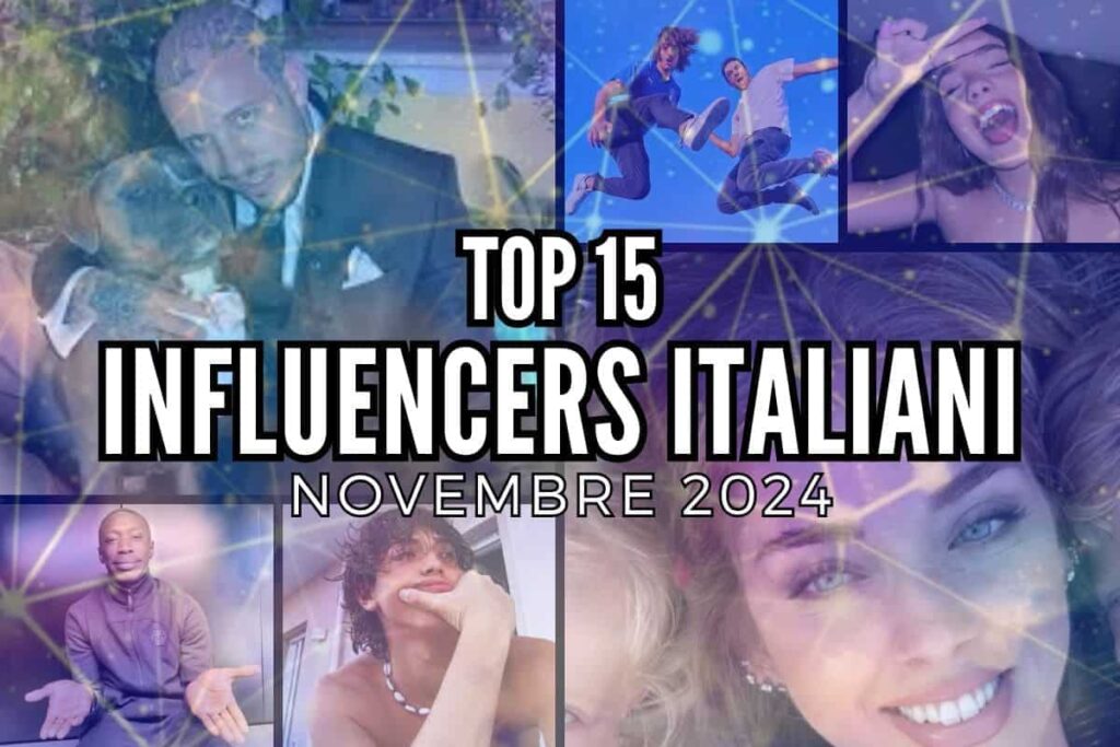 top influencer ottobre 2024