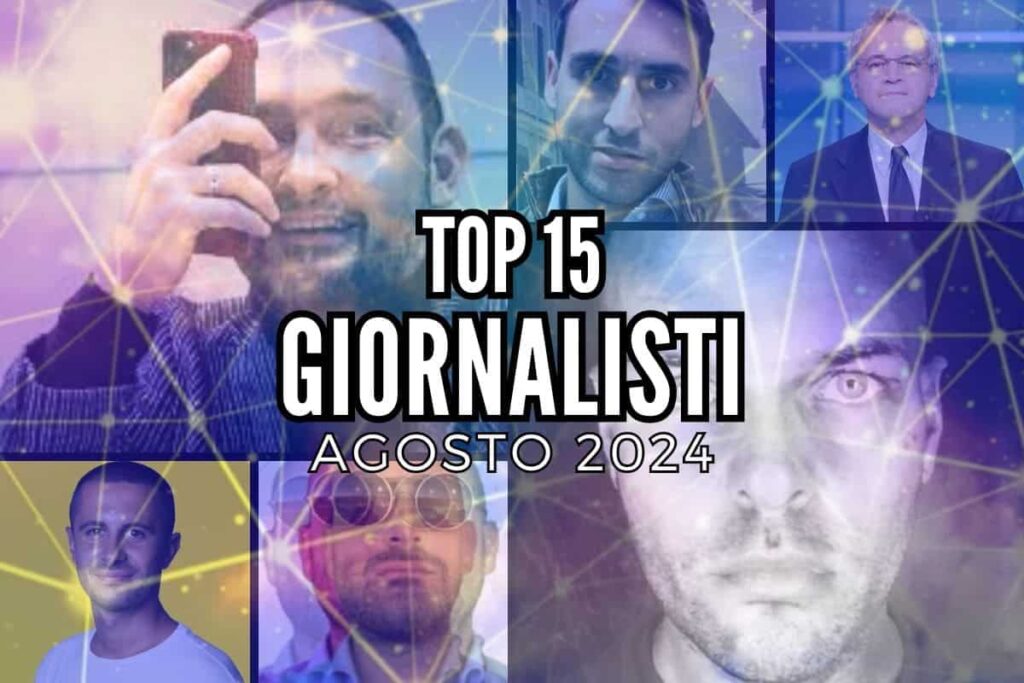 top giornalisti agosto 2024